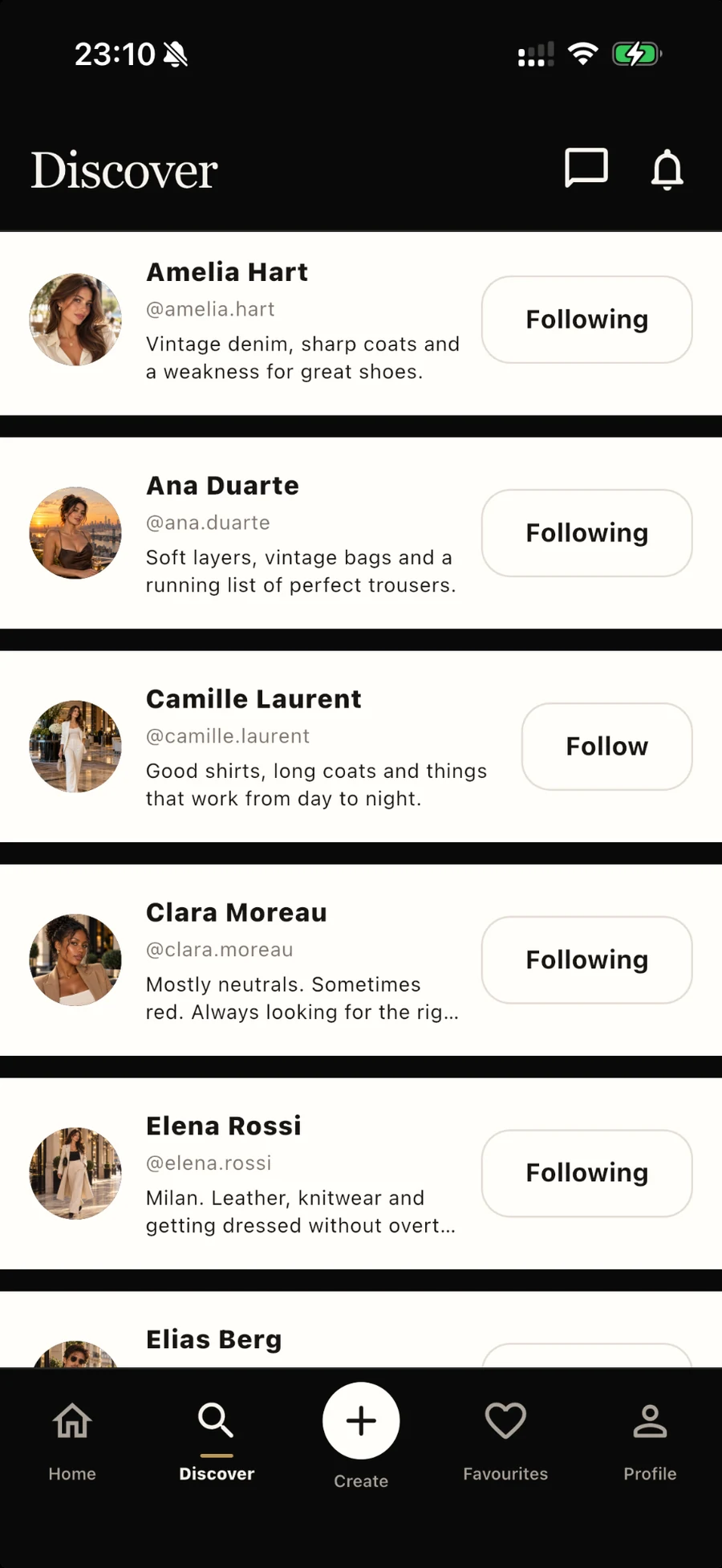 Discover people on TalkStyle