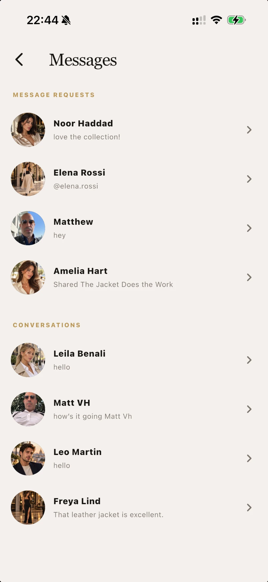 TalkStyle Messages